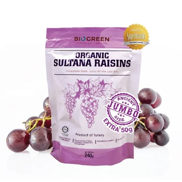 sg-11134201-7reo4-m2za83isj8ysc6.webp BIOGREEN Organic Sultana Rais 190g 50g